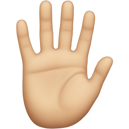 Hands close and Little finger up emoji