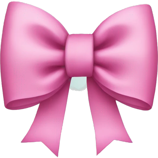 pink bow  emoji