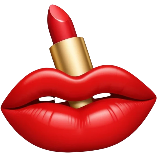 lipstick kiss emoji