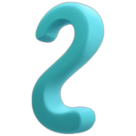 question mark 3d emoji