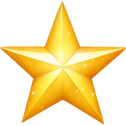 Diamond shape star emoji