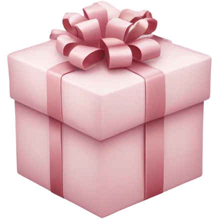 Light pink Christmas gifts under a white Christmas tree  emoji