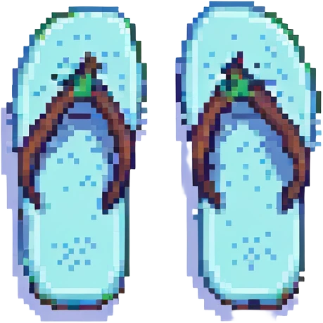 single footprint, pixel art style emoji