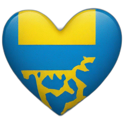 Ukraine heart emoji