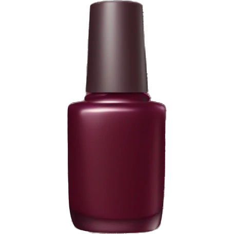 Burgundy nail color bottle emoji