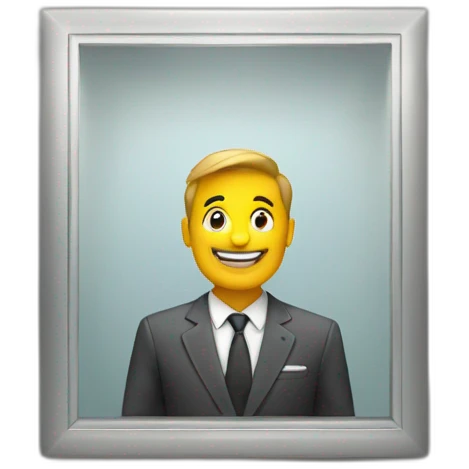 Business in the wall emoji