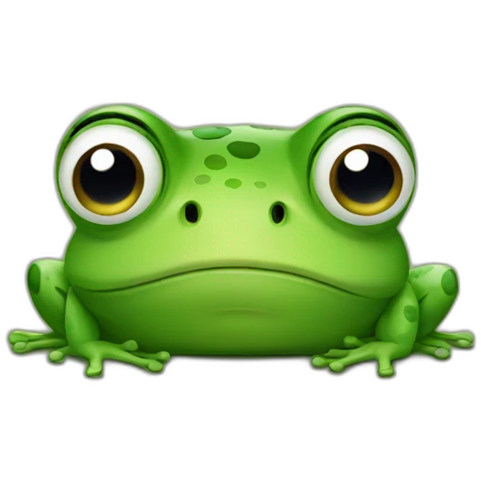 Frog sad emoji