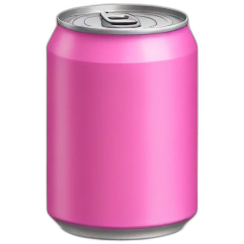 Pink can emoji