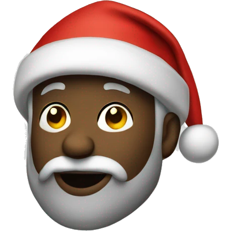 Black Santa hat emoji