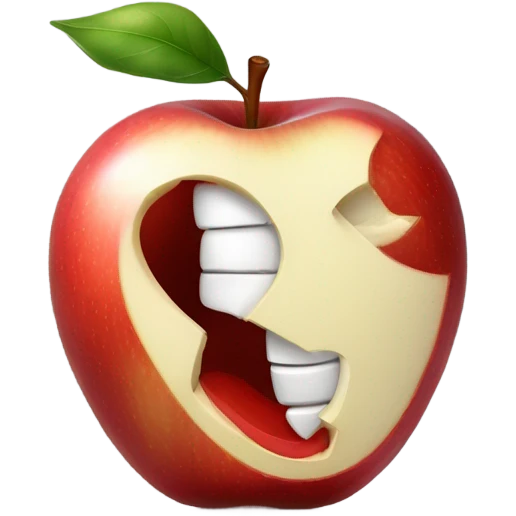 apple bitem emoji