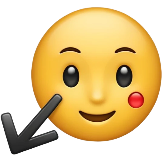 fait moi un emojis avec un fond bleu et un check mark noir au milieux emoji
