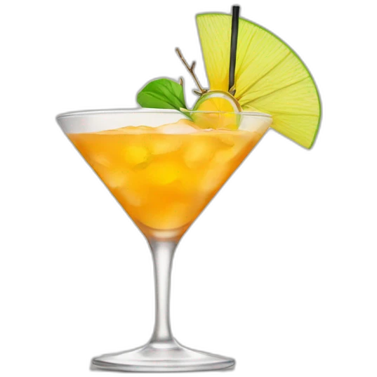 Birde cocktail emoji