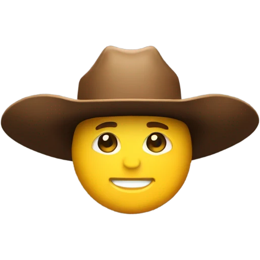 George Kittle cowboy hat emoji