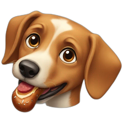 Perro salchicha emoji