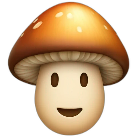 mushroom designer emoji
