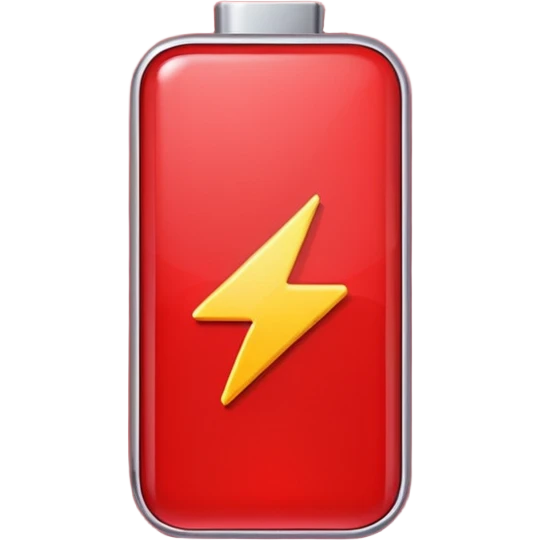 low battery icon apple emoji