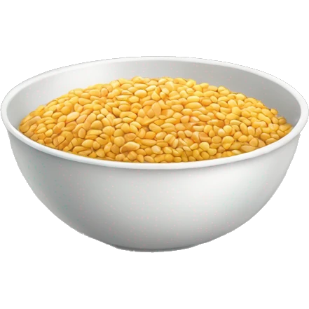 bowl of parboiled groats emoji