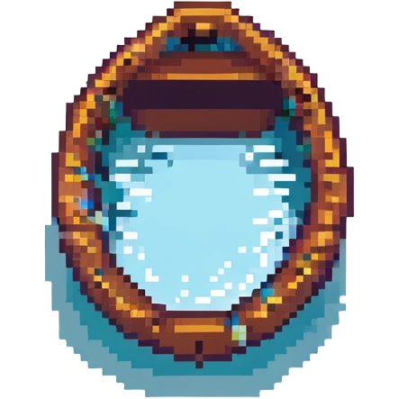 glass boat with water reflection emoji