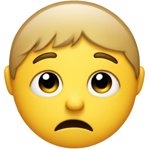 sad face emoji