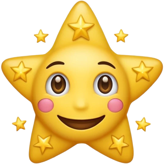 emoji sonriente con ojos de estrella emoji