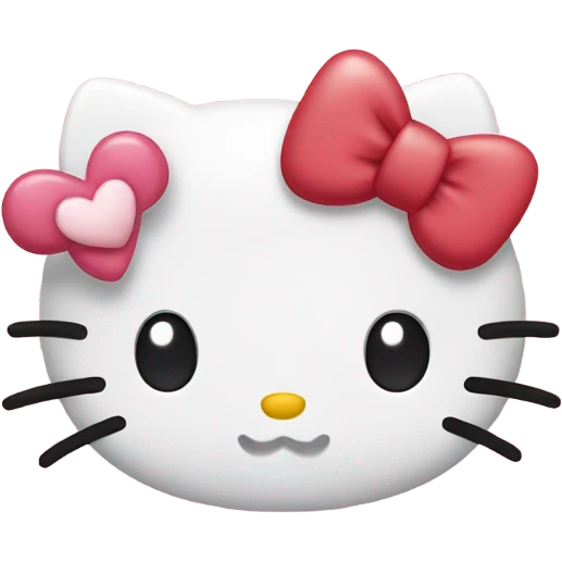 hello kitty heart emoji