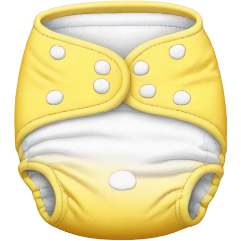 Diaper yellow spot puffy emoji