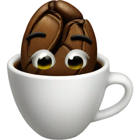 coffee bean emoji