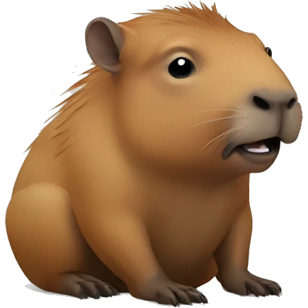 capibara llorando emoji