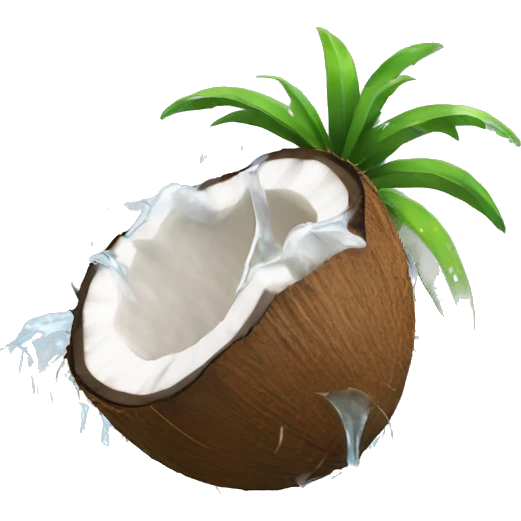 coconut rain emoji