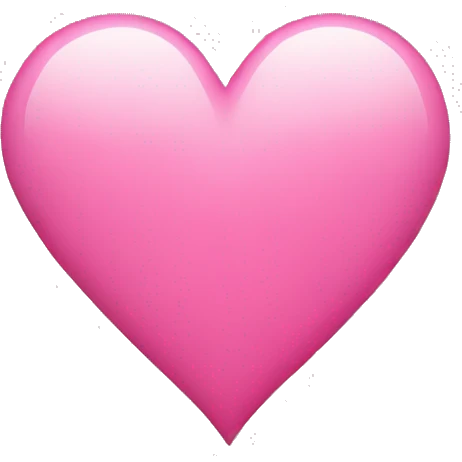 Pink heart  emoji