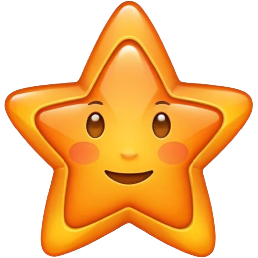i want star in orange emoji