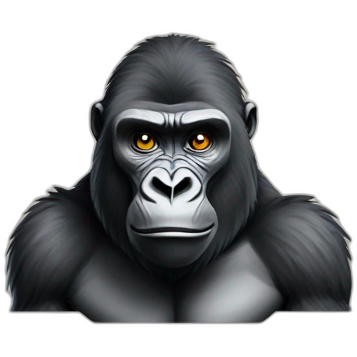 a gorilla using Marouane emoji