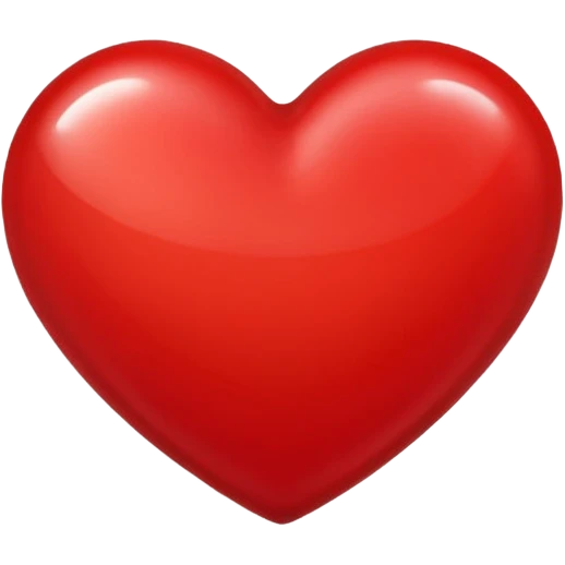 Shiny heart emoji