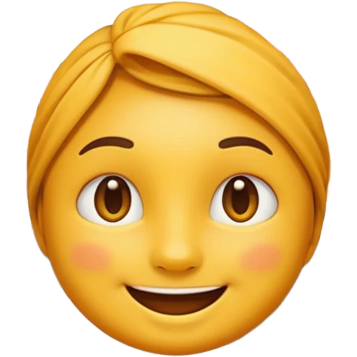 smiling face emoji in a cityscape with a canal emoji