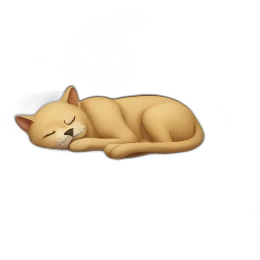 lyon sleeping emoji