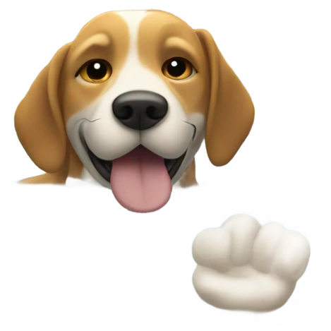 Dog in hot tub  emoji