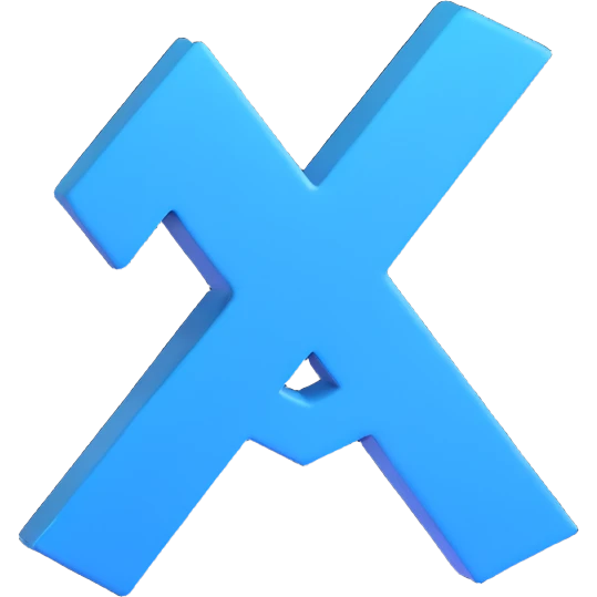 pricing symbol, blue color emoji