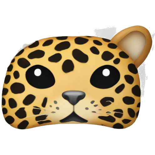Leopard print pillow emoji