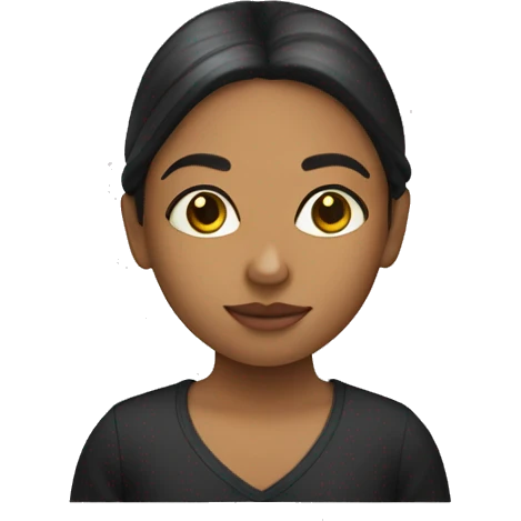 Straight and güera girl emoji