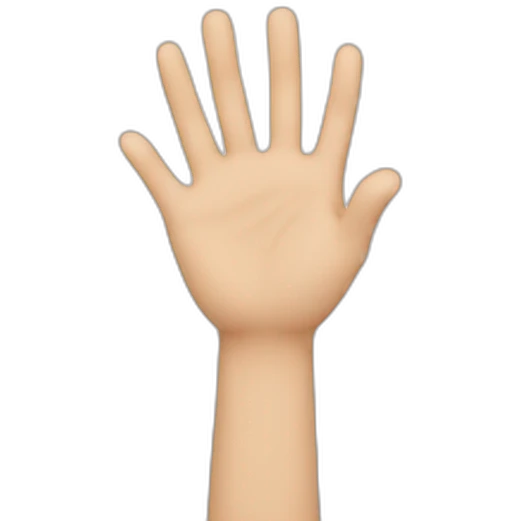 Open your hands from the inside out under your face emoji