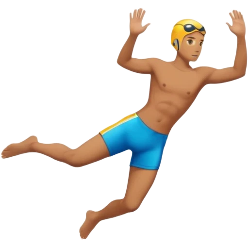 Diving off a building emoji