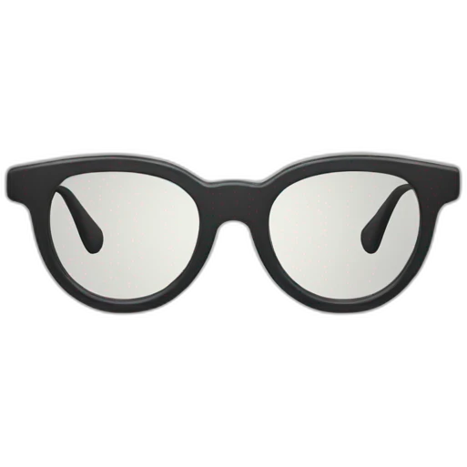 glasses round emoji