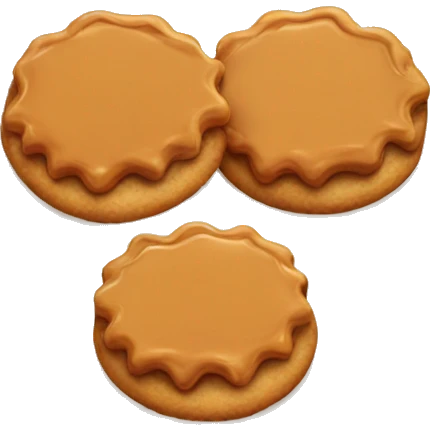 Caramel cookies  emoji