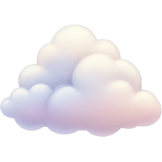 Goodnight clouds emoji