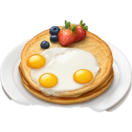 Breakfast birthday emoji