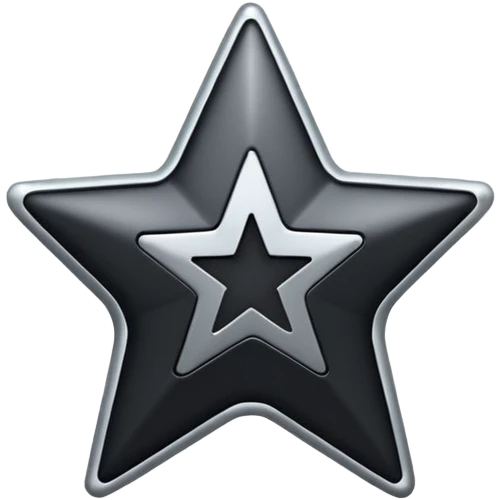 Black star service emoji