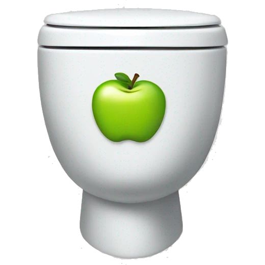 Apple toilet emoji