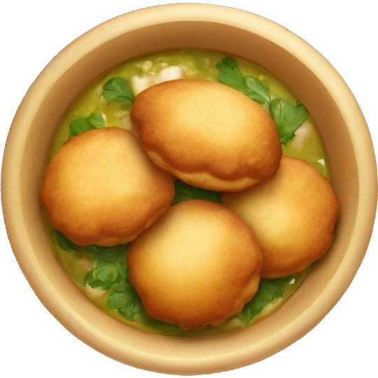 gol gappa indian dish in platw emoji