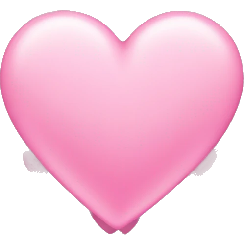 Pink heart emoji emoji