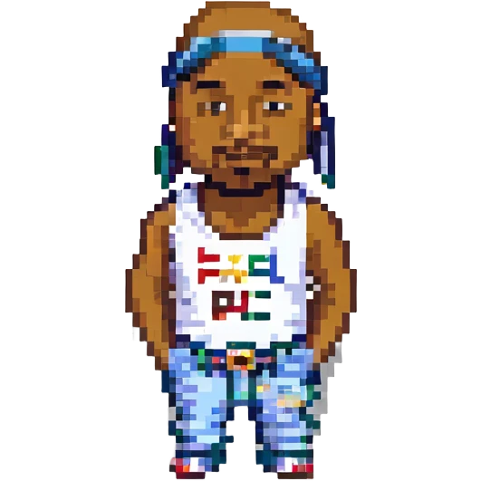 репер 2Pac, no background emoji